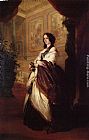 Franz Xavier Winterhalter Canvas Paintings - Harriet Howard, Duchess of Sutherland